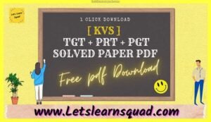KVS-Previous-Year-Question-Paper-Pdf-Download