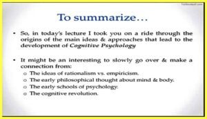 PSYCHOLOGY-SUMMARIZE