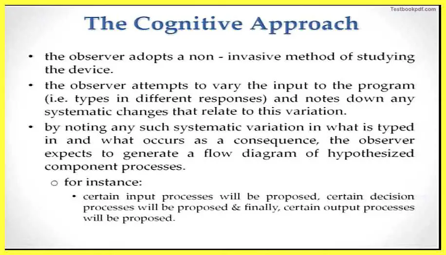 The-Cognitive-Approach-Approaches-Towards-Cognitive-Psychology