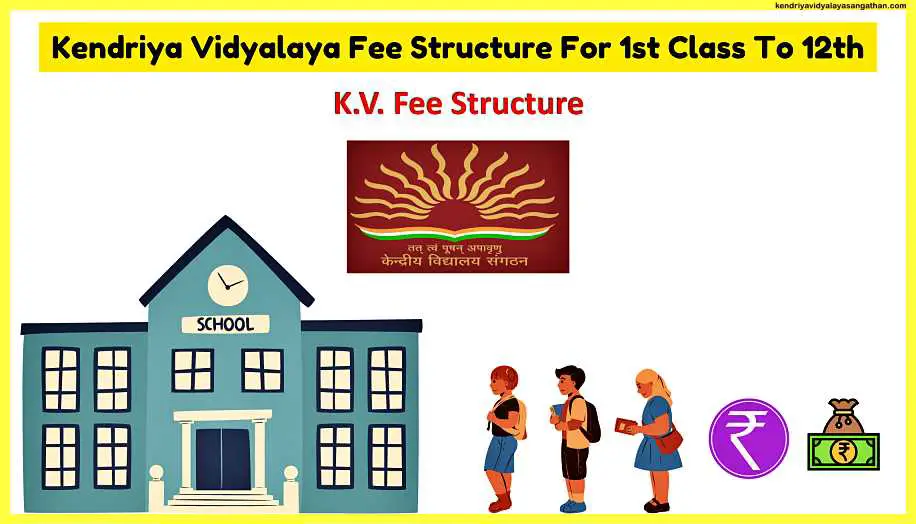 Kendriya-Vidyalaya-Fee-Structure-For-1st-Class-To-12th