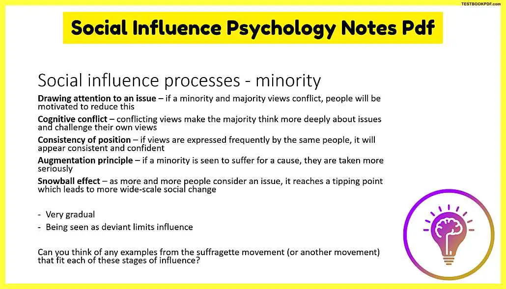 Social-Influence-Psychology-Notes-Pdf