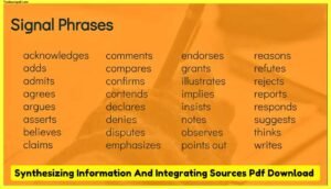 Synthesizing-Information-And-Integrating-Sources-Pdf-Download