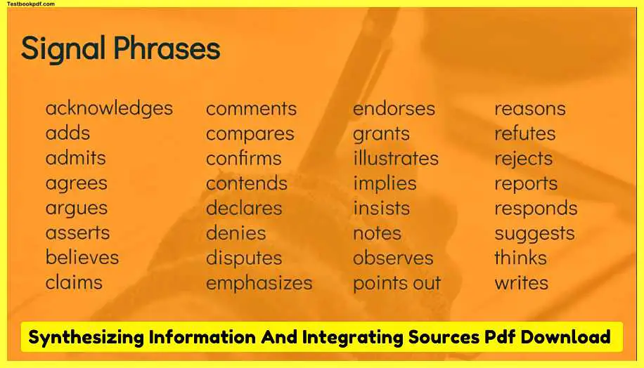 Synthesizing-Information-And-Integrating-Sources-Pdf-Download