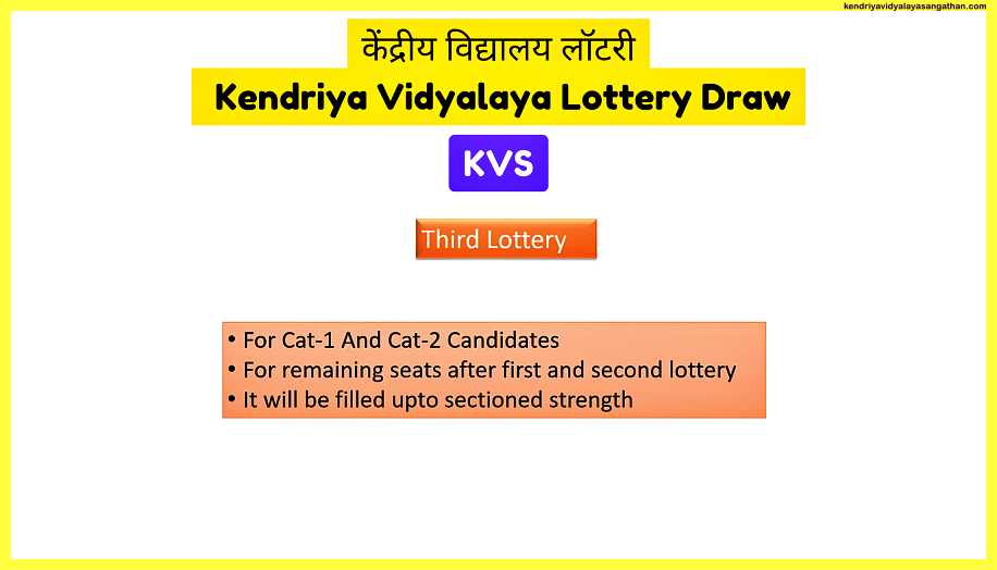 केंद्रीय-विद्यालय-लॉटरी-Kendriya-Vidyalaya-Lottery-Draw