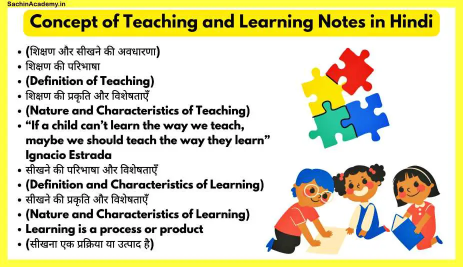 Concept-of-Teaching-and-Learning-Notes-in-Hindi