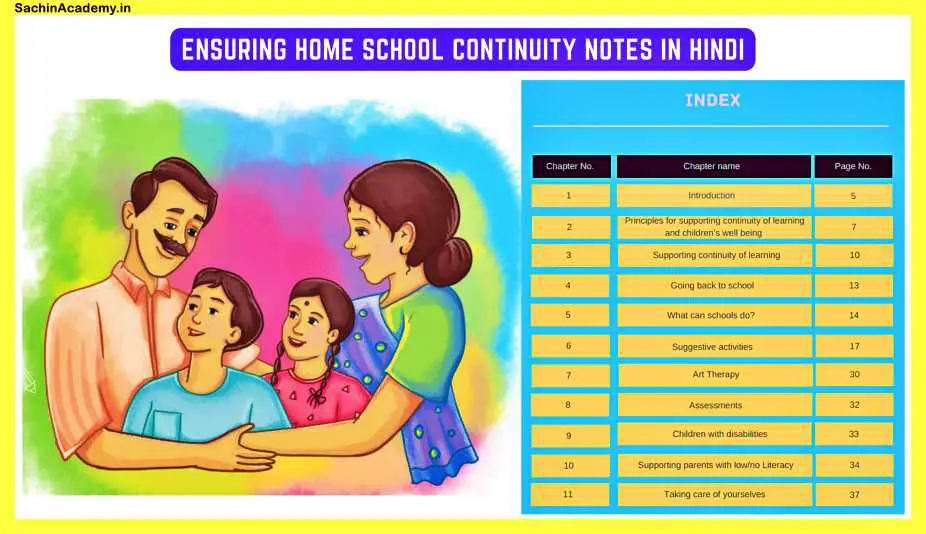 Ensuring-Home-School-Continuity-Notes-In-Hindi-Free-Download