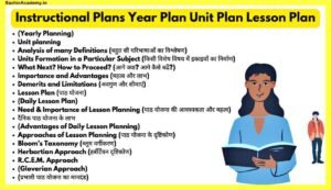 Instructional-Plans-Year-Plan-Unit-Plan-Lesson-Plan-In-Hindi