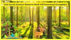Ctet Social Science Notes In Hindi Pdf Download Complete 8