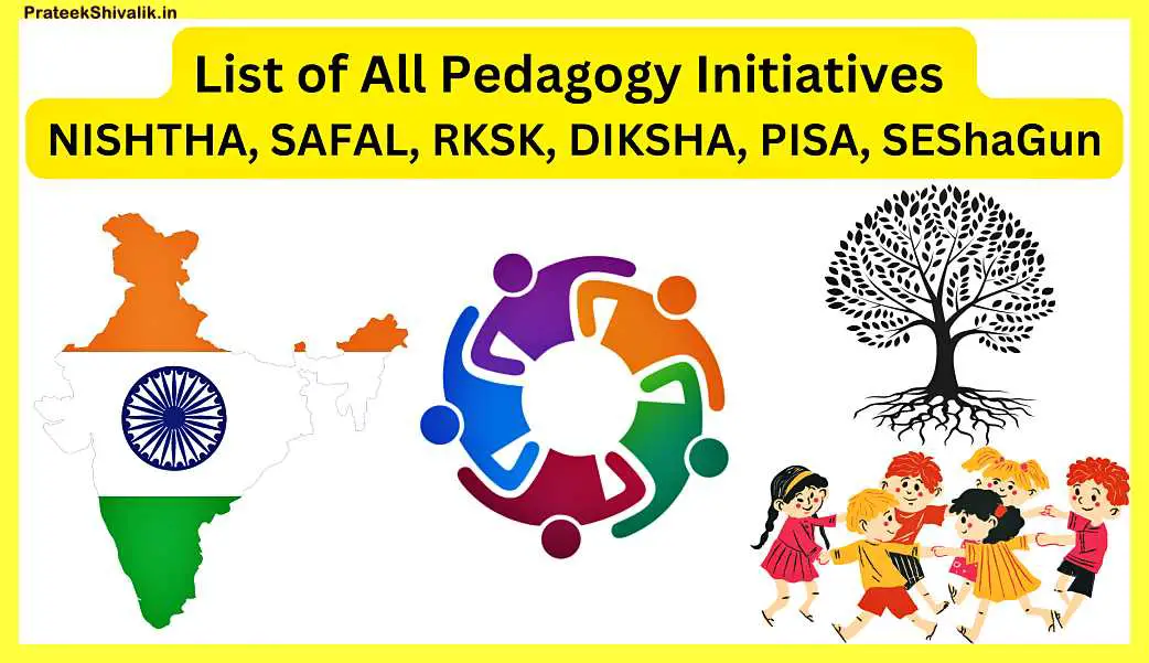 List-of-All-Pedagogy-Initiatives-NISHTHA-SAFAL-RKSK-DIKSHA-PISA-SEShaGun