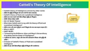 Cattell-Theory-Of-Intelligence-Notes-In-Hindi