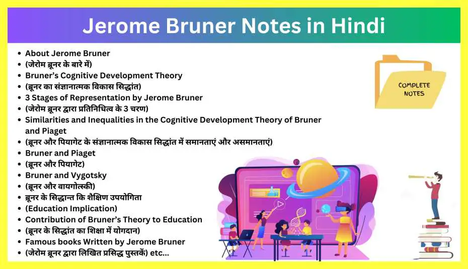 Jerome-Bruner-Notes-in-Hindi