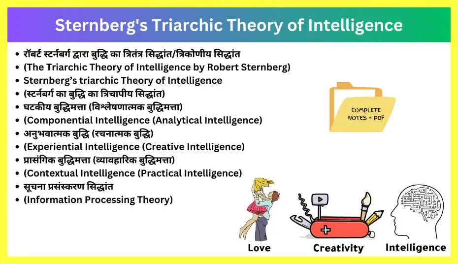 Triarchic-Theory-Of-Intelligence-Notes-In-Hindi