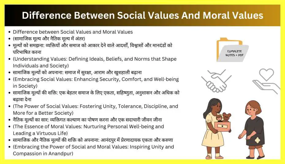 Difference-Between-Social-Values-And-Moral-Values-in-Hindi