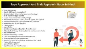 Type-Approach-And-Trait-Approach-Notes-In-Hindi