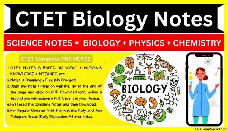 CTET-Biology-Complete-Notes-Pdf-Download