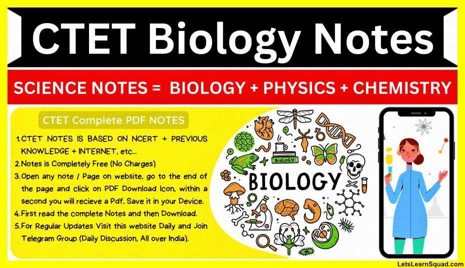 CTET-Biology-Complete-Notes-Pdf-Download