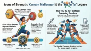 Karnam Malleswari Biography PDF and PPT Download